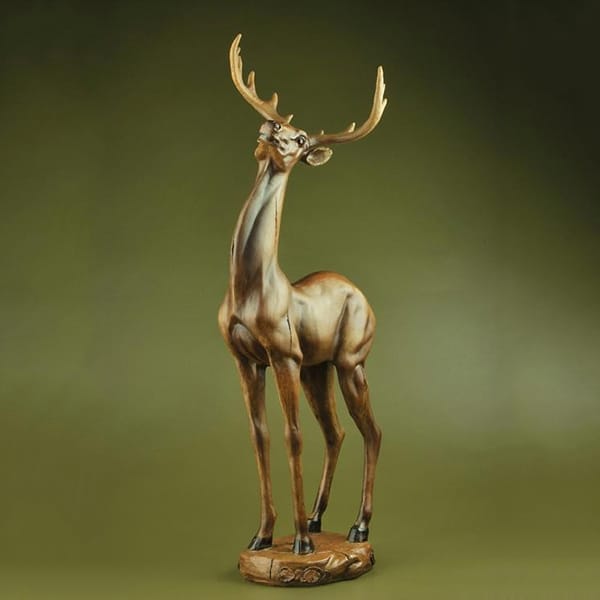 Lifelike Deer Figurines