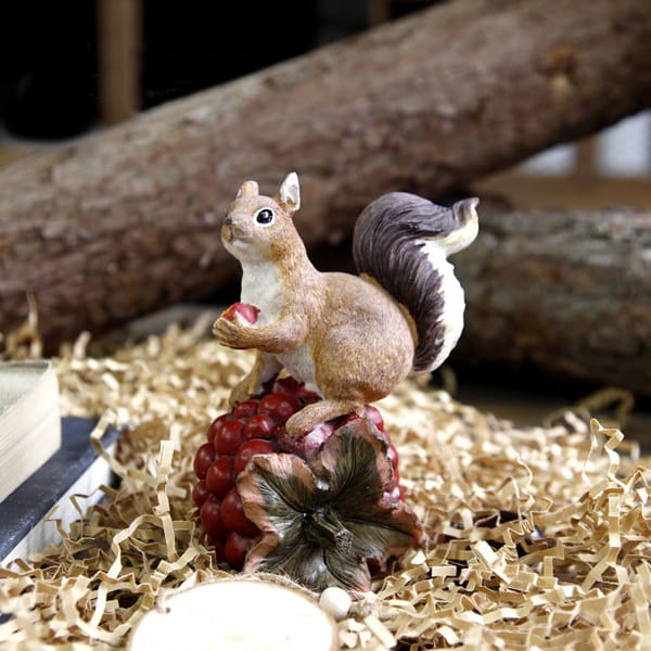 Squirrel Figurine for Garden decor