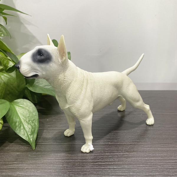 Lifelike Scaled Terrier Bulldog Model Statue