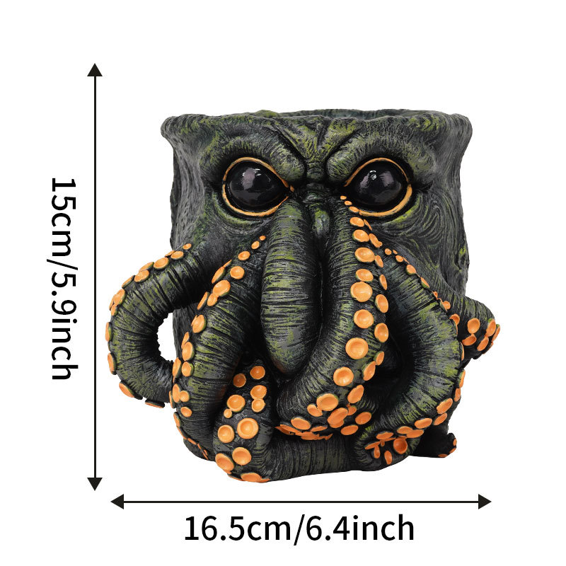 Unleash Whimsical Charm with our Unique Octopus Flower Planter