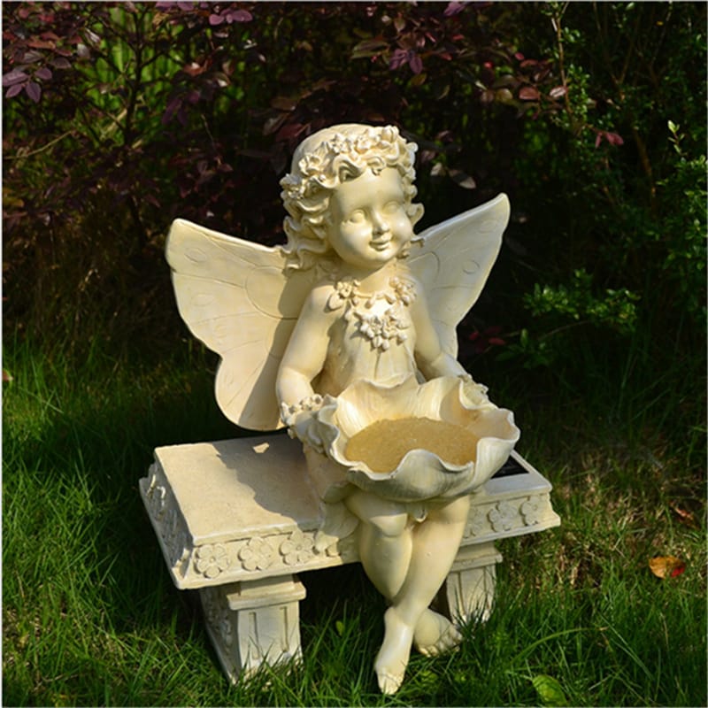 Polyresin Outdoor Garden Angel Statue 