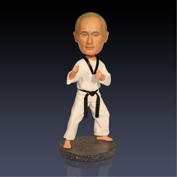 Custom Resin Putin Bobble Head Doll Figurine